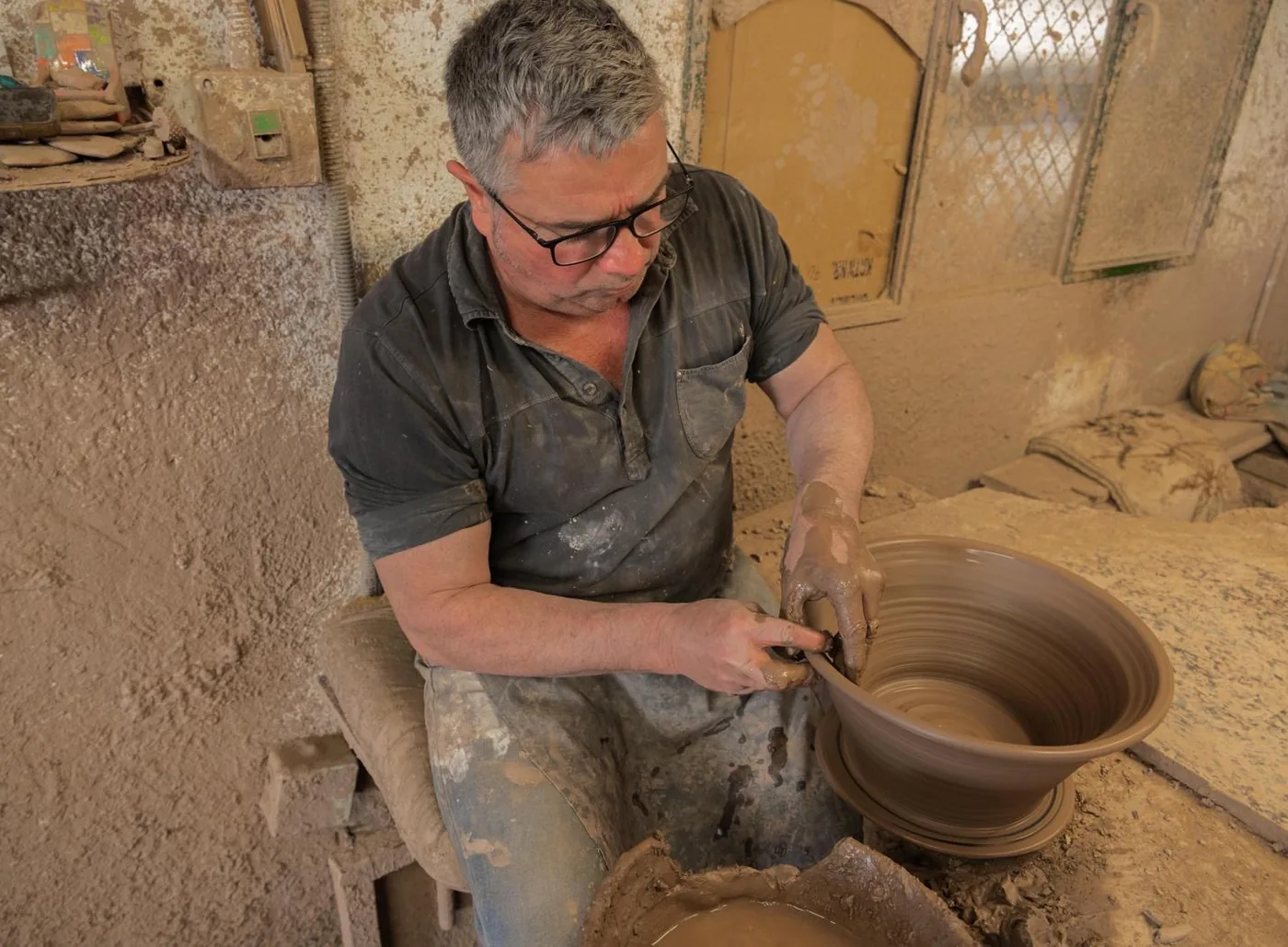 Vídeo del taller de Alfarería Martín Lario García «Eusebio» en Lorca